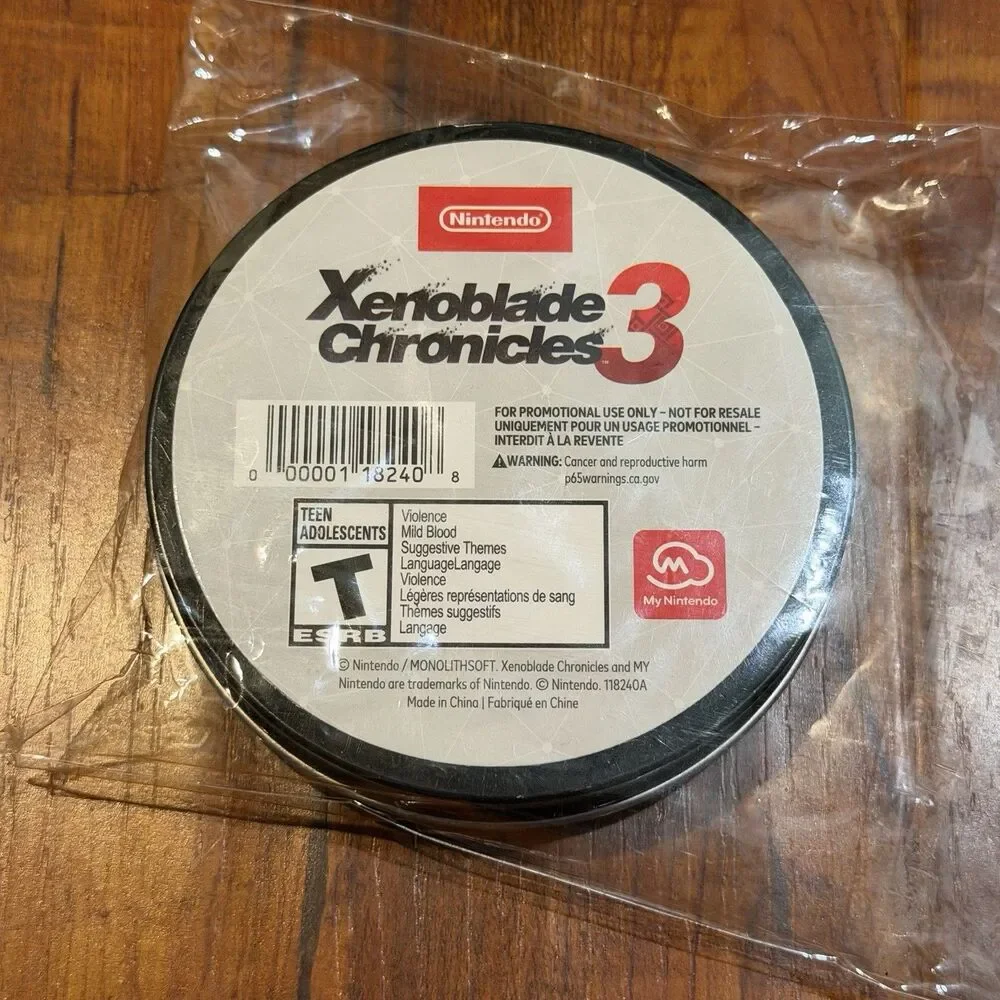 2 x Animal Crossing x The Roost & Xenoblade Chronicles 3 Drink Coaster Set - New